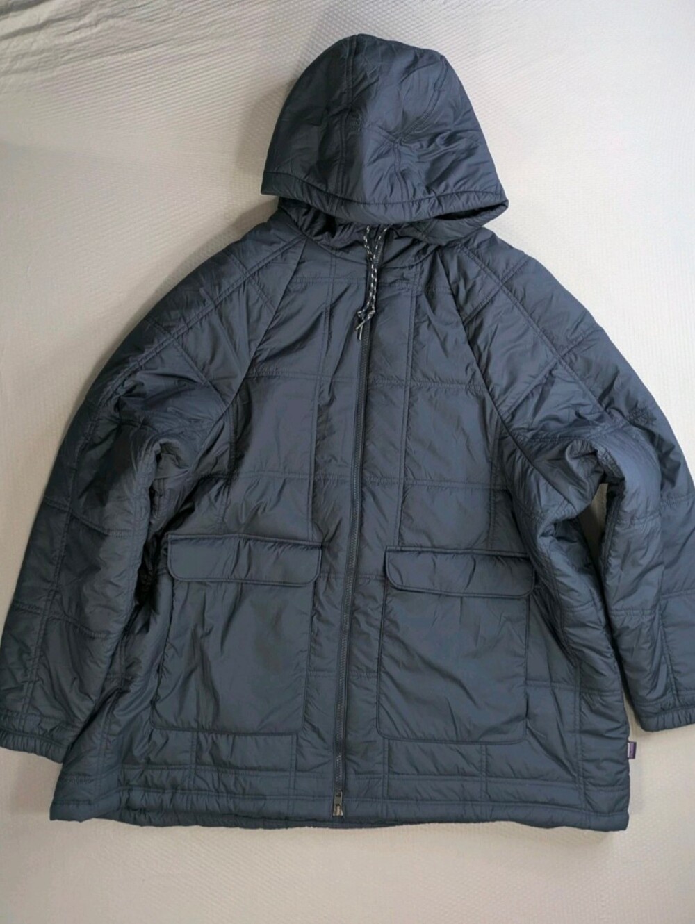 Patagonia Women's Lost Canyon Hoody Parka Coat Pitch Blue Packable SZ XXL